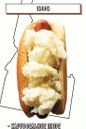 hot dog cu piure de cartofi
