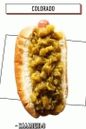 hot dog cu ardei iute verde verde