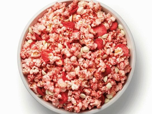 50. Popcorn cu căpșuni