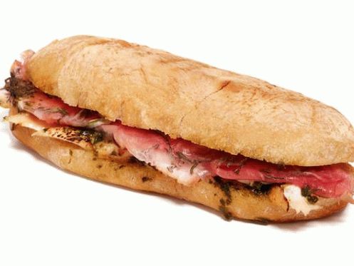 Saltimbocca panini cu pui