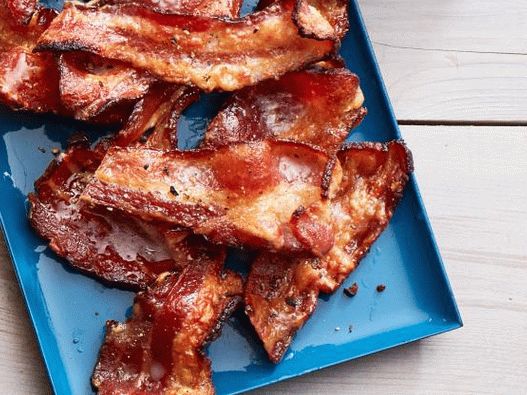 24. Bacon în glazură de muștar