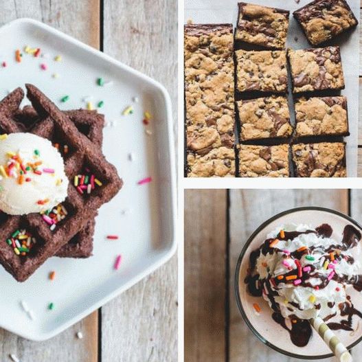 Foto cu 5 opțiuni pentru deserturi care pot fi preparate dintr-un amestec pentru brownie