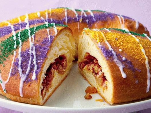 Foto plăcintă americană a magilor cu ocazia sărbătorii Mardi Gras