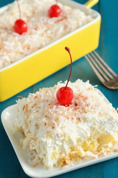 Photo cake ananas deschis fără coacere
