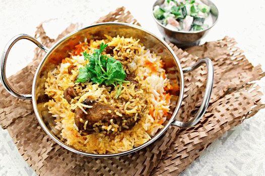 Fotografie de miel biryani