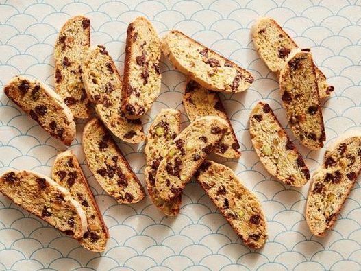 Foto de Biscotti cu bucăți de ciocolată și fistic