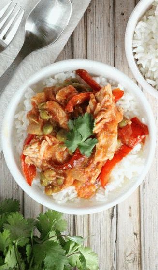 Curry Photo rapid cu pui și mazăre