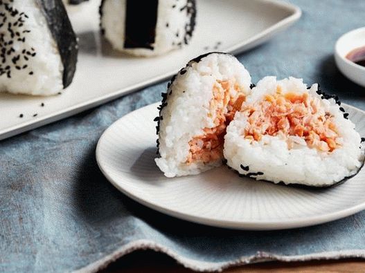 Onigiri sushi (bile de orez)