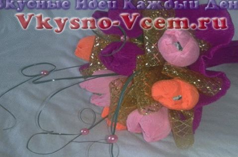 Buchet elegant de dulciuri