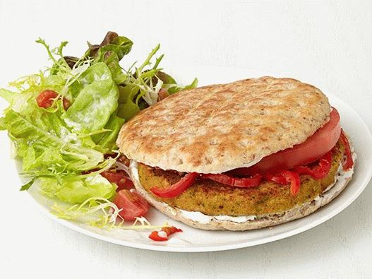 Burgeri foto cu Falafel