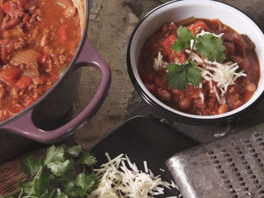 Foto din Chile și pâine de porumb de casă