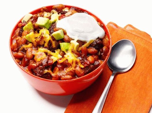 Fotografia chili con carne cu fasole