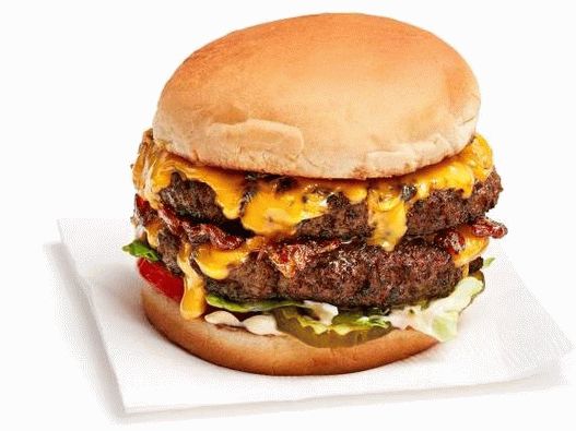 Photo Cheburburger cu cutlet dublu