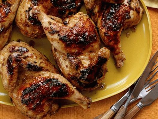 Fotografie de ardei la grătar cu sos de smucitură