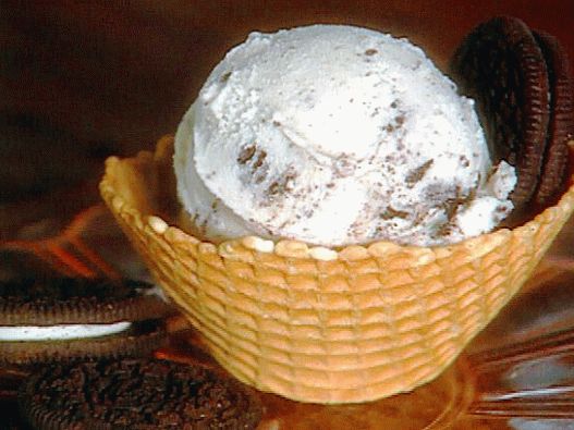 Foto Înghețată de casă cu prăjituri oreo fără înghețată