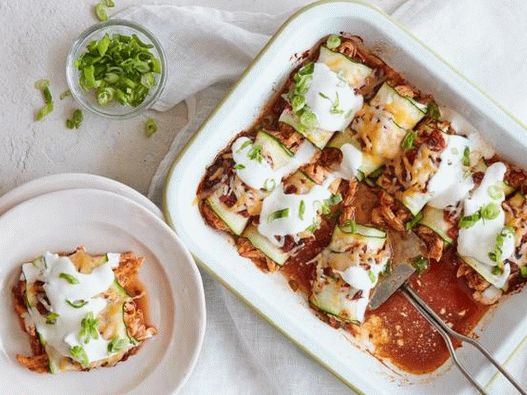 Foto cu Enchiladas de la Zucchini