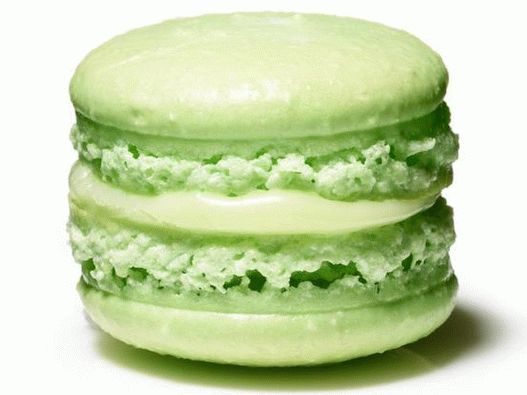 Macaroane cu mentă și ciocolată albă