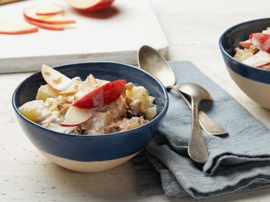 Foto Hot Porridge de mere (dieta integrală 30)