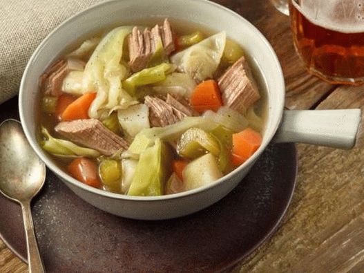 Photo Beef corned carne de vită cu varză