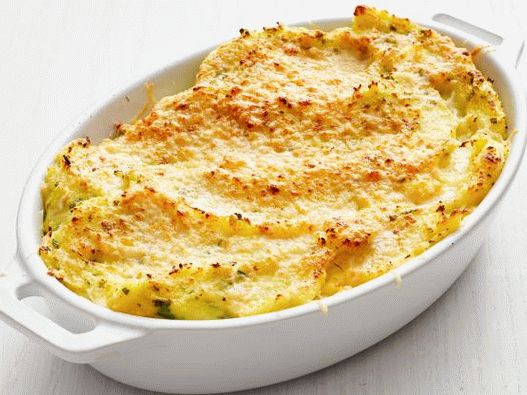 Foto cu piure de cartofi gratin