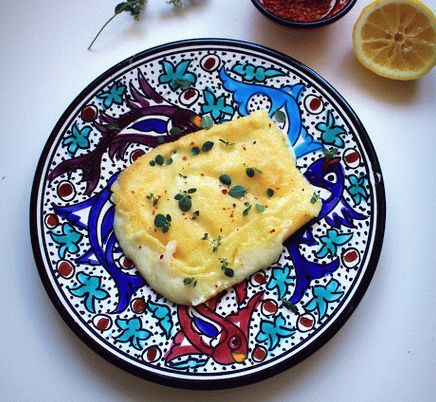 Foto aperitiv grecesc - brânză prăjită