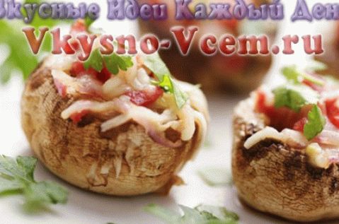 Palarii umplute cu ciuperci