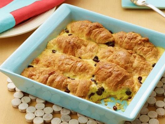 Photo Croissant Pudding Panding