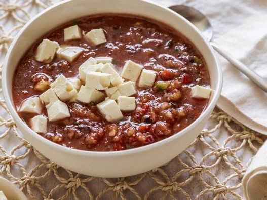 Foto ciorba de aperitiv Gazpacho rece