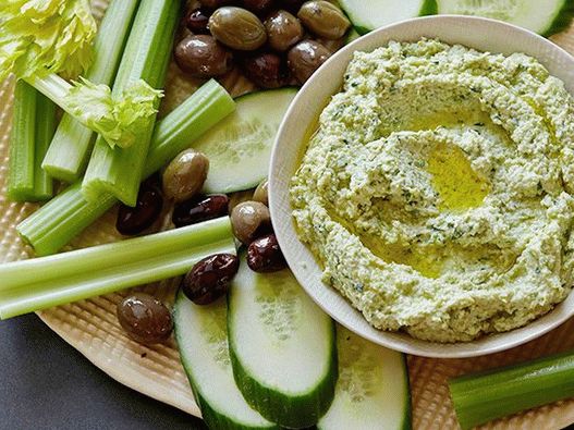 Foto Edamame Soia Hummus