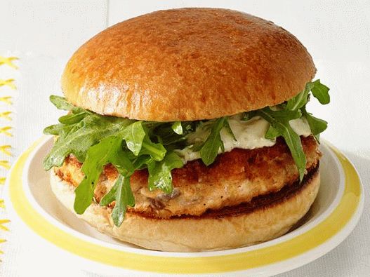 Photo Perfect Salmon Burger