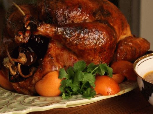 Foto Turcia în glazura de caise și tequila