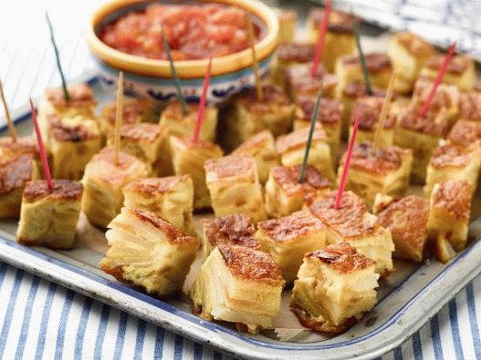 Foto Spania Tortilla Canapes