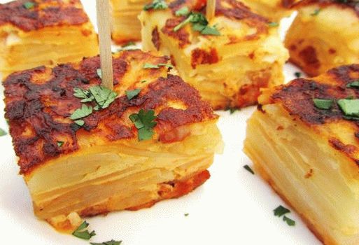 Foto Tortilla spaniolă (omleta cu cartofi)