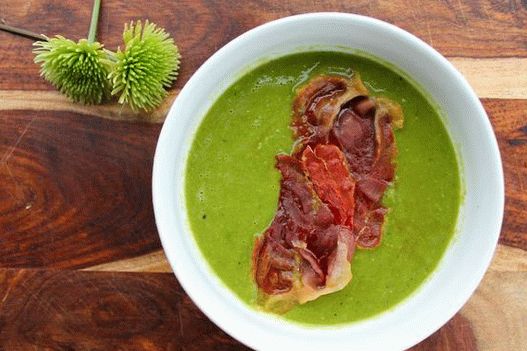 Foto cu ciorba de șuncă de mazăre spaniolă