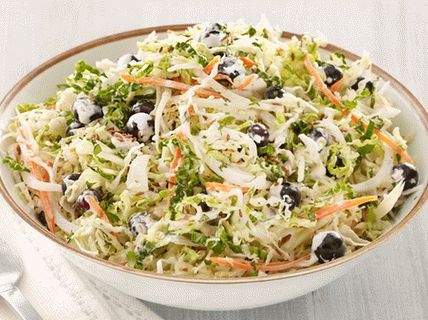 Salată de varză foto cu afine