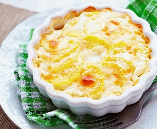Foto gratin de cartofi cu dovleac și perișor afumat