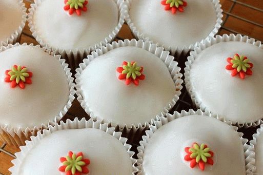 Cupcakes foto cu gheață