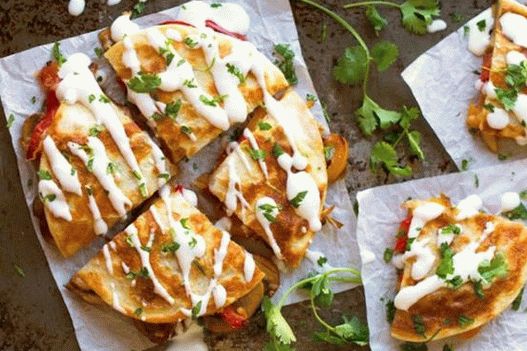 Foto de Quesadilla cu ciuperci