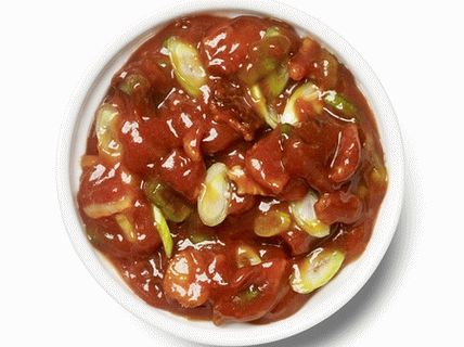 Foto de Ketchup cu slănină și ceapă verde