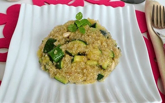  " ></p>
<ul>
<li>
<p>Timp de gătit </p>
<div id="toc_container" class="no_bullets"><p class="toc_title">Contents</p><ul class="toc_list"><ul><li><ul><li><a href="#30_min"><span class="toc_number toc_depth_3">0.0.1</span> 30 min </a></li><li><a href="#Fel_de_mancare_simpla"><span class="toc_number toc_depth_3">0.0.2</span> Fel de mâncare simplă </a></li><li><a href="#1266kcal"><span class="toc_number toc_depth_3">0.0.3</span> 126.6kcal </a></li><li><a href="#5_din_5"><span class="toc_number toc_depth_3">0.0.4</span> 5 din 5 </a></li><li><a href="#reteta"><span class="toc_number toc_depth_3">0.0.5</span> rețetă </a></li></ul></li><li><a href="#Hai_sa_incepem"><span class="toc_number toc_depth_2">0.1</span> Hai să începem! </a></li></ul></li><li><a href="#Ingredientele"><span class="toc_number toc_depth_1">1</span> Ingredientele </a><ul><li><a href="#O_treaba_grozava"><span class="toc_number toc_depth_2">1.1</span> O treabă grozavă </a></li></ul></li><li><a href="#pasi"><span class="toc_number toc_depth_1">2</span> pași </a><ul><li><ul><li><ul><li><a href="#Cuvinte_cheie"><span class="toc_number toc_depth_4">2.0.0.1</span> Cuvinte cheie: </a></li></ul></li></ul></li></ul></li></ul></div>
<h4><span id="30_min"><time>30 min </time></span></h4>
</li>
<li>Dificultate la rețetă<br />
<h4><span id="Fel_de_mancare_simpla">Fel de mâncare simplă </span></h4>
</li>
<li>Valoarea energetică<br />
<h4><span id="1266kcal">126.6kcal </span></h4>
</li>
<li>evaluare<br />
<h4><span id="5_din_5">5 din 5 </span></h4>
</li>
<li>
<h4><span id="reteta">rețetă </span></h4>
</li>
</ul>
<p>Mâncăruri proaspete și gustoase acasă, faceți-l pentru cină. </p>
<h3><span id="Hai_sa_incepem">Hai să începem! </span></h3>
<h2><span id="Ingredientele">Ingredientele </span></h2>
<p>0/7 ingrediente </p>
<ul>
<li><label>Quinoa – 150 g </label></li>
<li><label>Zucchini – 2 buc. </label></li>
<li><label>Ceapa – 1/2 </label></li>
<li><label>Nuci de pin – 20 g. </label></li>
<li><label>mentă </label></li>
<li><label>Sare de mare </label></li>
<li><label>Ulei de măsline </label></li>
</ul>
<p>5 из 5 1 <time>30 мин</time><time>30 мин</time> 126.6</p>
<h3><span id="O_treaba_grozava">O treabă grozavă </span></h3>
<p>Buna pofta, sper sa te distrezi cu noi! </p>
<h2><span id="pasi">pași </span></h2>
<p>Pași făcuți: 0/0 </p>
<ol>
<li>Clătiți bine quinoa, apoi adăugați la o oală cu apă și gătiți timp de 15 minute după fierbere.  <img src="/wp-content/uploads/images/kinoa_s_cukini_i_kedrovimi_oreshkami_foo_2.jpg"alt=