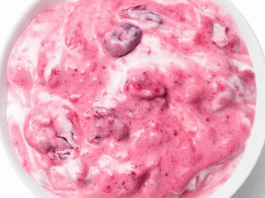 Sour smantana de afine cu hrean