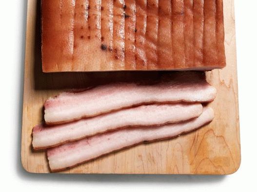 Bacon afumat foto
