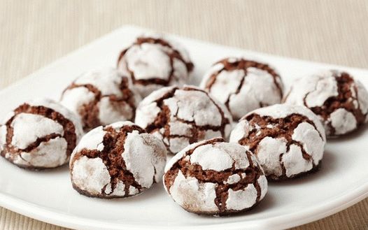Photo Crinkles Chocolate Mint Cookies