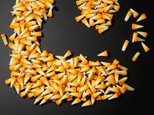Bomboane de porumb foto pentru Halloween