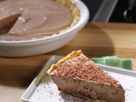 Placinta cu mousse de ciocolata congelata foto