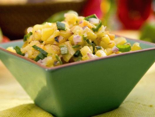 Foto cu farfuria - Salsa cu ananas, ghimbir și habanero