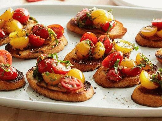 Bucate pentru fotografie - Bruschetta