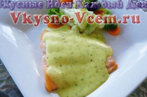 somon cu sos de legume