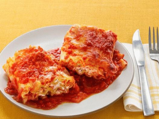 Lasagna pentru o cină romantică