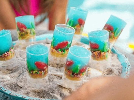 Fotografia farfuriei - Jelly push pops on a stick